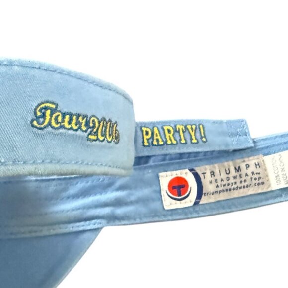 Vintage Rare Jimmy Buffett 2006 Party at the End of the World Concert Tour Visor - Picture 5 of 9
